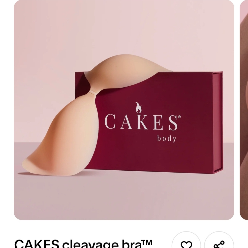 NEW In BOX - CAKES Body Seamless Bra - Nude